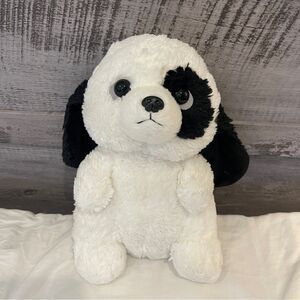 Aurora Black Patch Floppy Ear Dog Black and White 2017